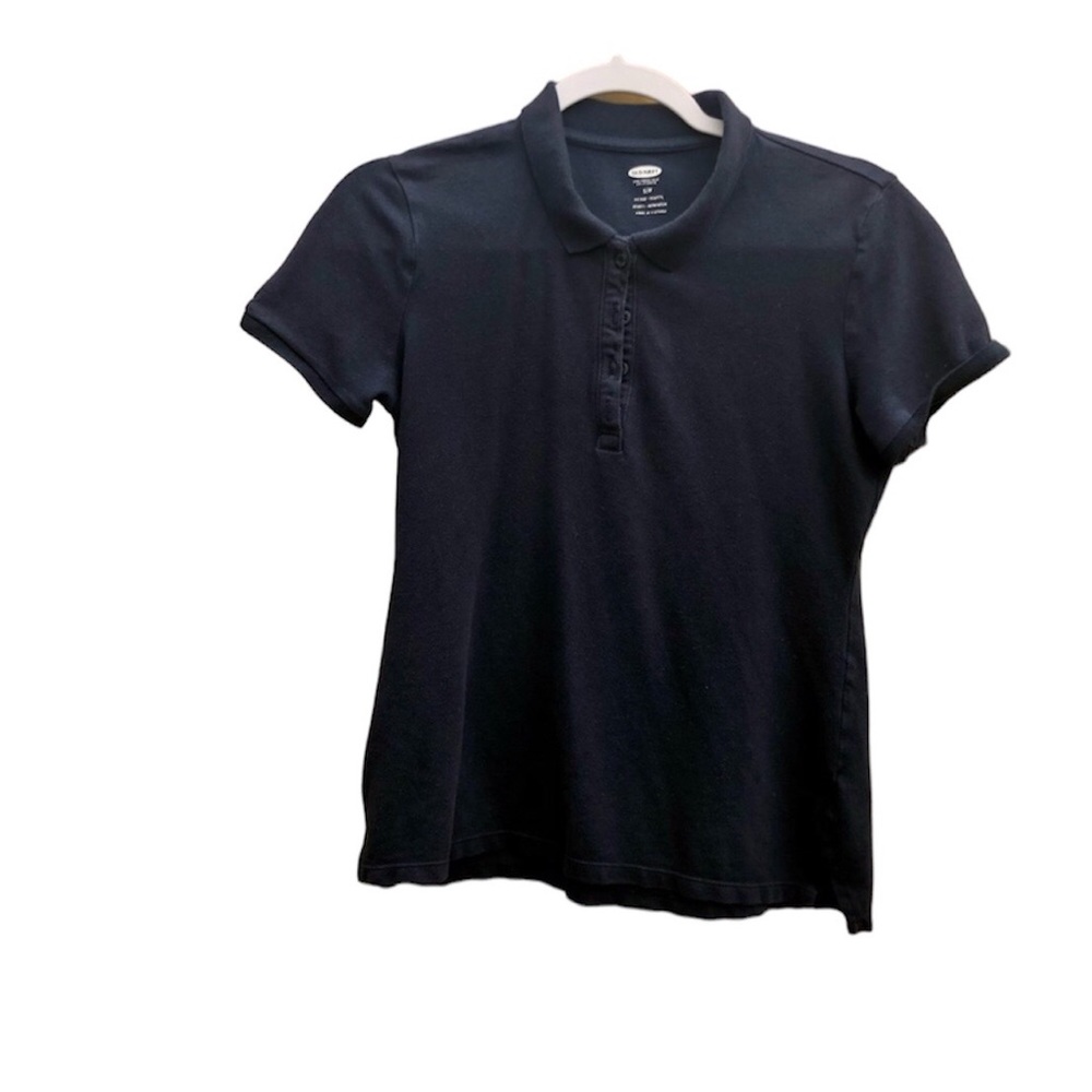 Old Navy polo shirt Navy Blue School Uniform Girls sz S